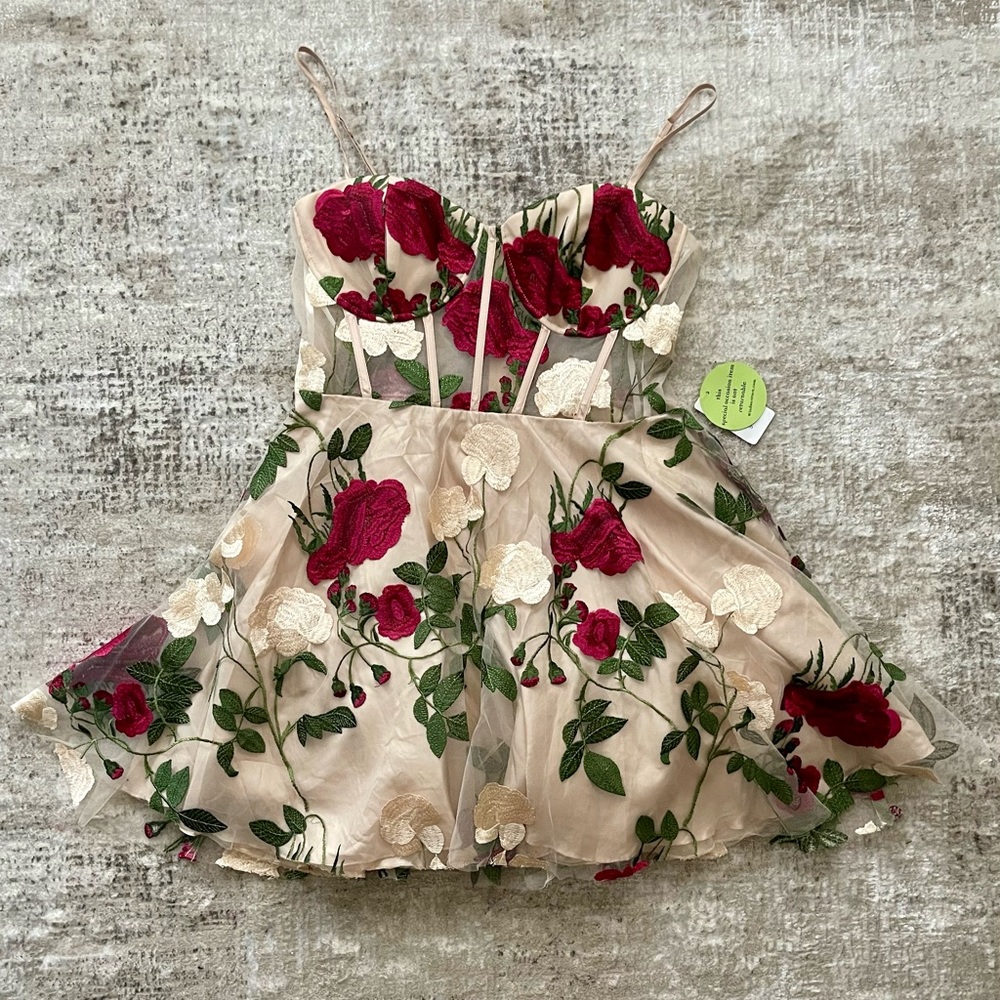 Windsor Whimsical Rose 🥀 Sweetheart Dress